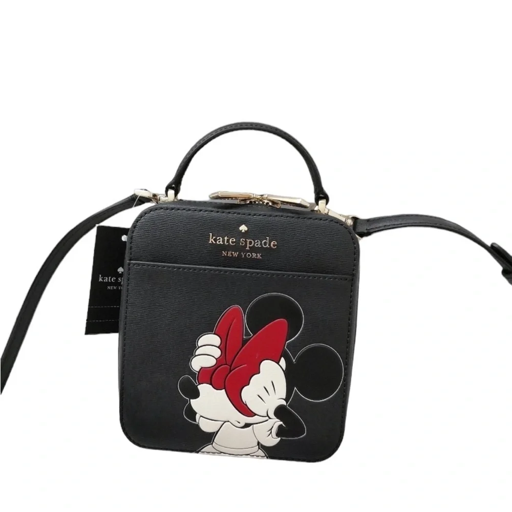 New Disney X Kate Spade New York Minnie Mouse Daisy Vanity Crossbody Bag…
